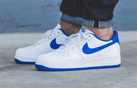 nike airforce 1 wit blauw|White Air Force 1 .